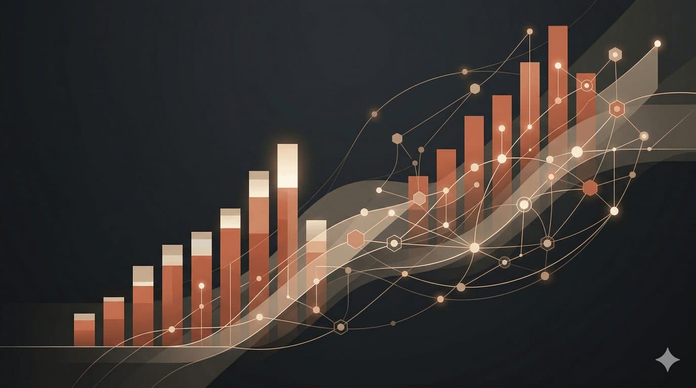 Healthcare AI adoption data visualization showing 75% of health systems have adopted at least one AI solution in 2026
